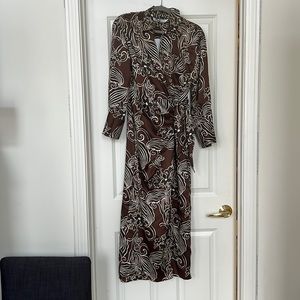 NWT Zara Maxi Wrap Dress size M